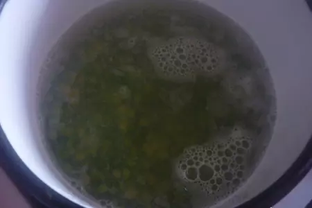 Десерт-закуска из гороха a-la "мороженое": шаг 2