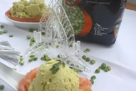 Десерт-закуска из гороха a-la "мороженое": шаг 5