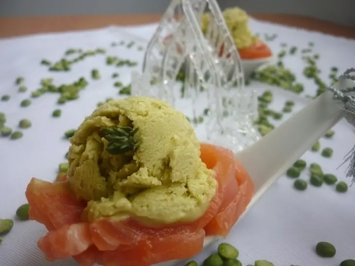 Десерт-закуска из гороха a-la "мороженое": шаг 6