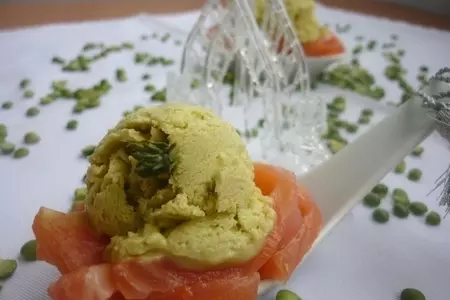 Десерт-закуска из гороха a-la "мороженое": шаг 6
