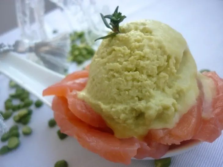 Десерт-закуска из гороха a-la "мороженое": шаг 7