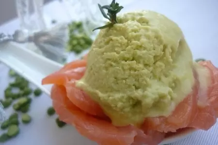 Десерт-закуска из гороха a-la "мороженое": шаг 7
