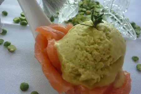 Десерт-закуска из гороха a-la "мороженое": шаг 8
