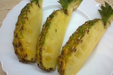 Глазированный запеченный ананас : шаг 1