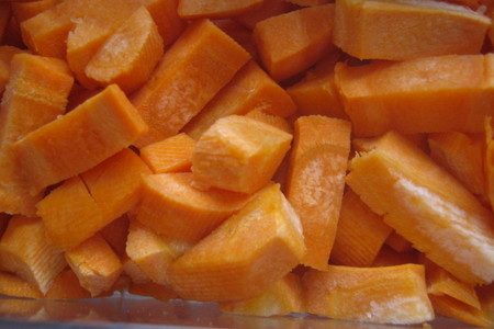 Полезные цукаты из моркови с моркови с необычным ингредиентом к посту: шаг 1