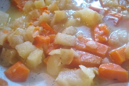 Морковный суп-пюре с яблоками к посту: шаг 5