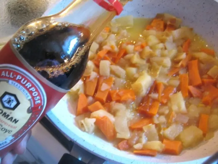 Морковный суп-пюре с яблоками к посту: шаг 6