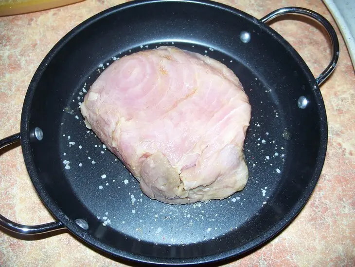 Стейки тунца с грушами: шаг 3