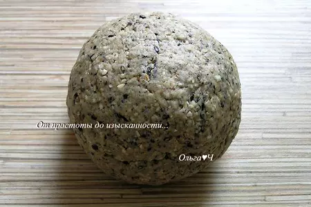 Злаковые хлебцы с кунжутом и соевым соусом: шаг 3