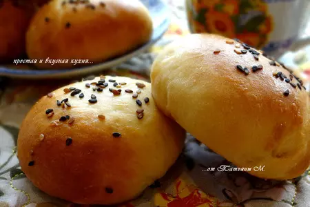 Булочки с начинкой и кунжутом: шаг 7