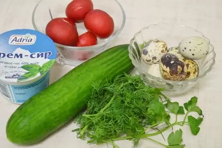 Закуска из огурца весенняя.: шаг 1