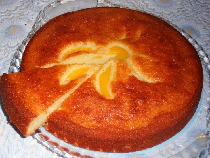 Персиковый пирог к чаю.: шаг 5