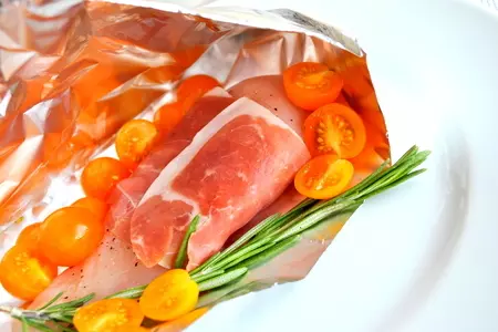 Куриные грудки в пармской ветчине: шаг 3