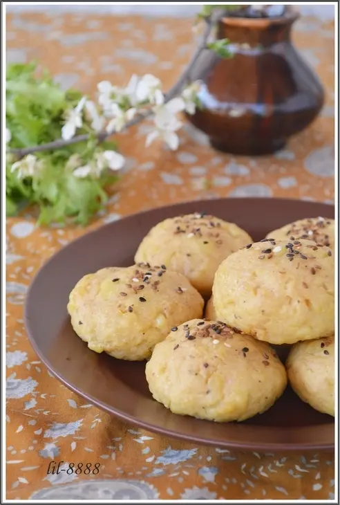 Картофельные постные пирожки с капустой: шаг 7