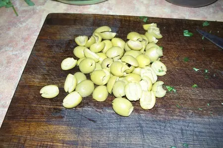 Салат из рисовой лапши с томатами черри и базаликом: шаг 6