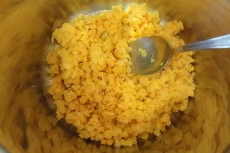 Постный салат с семгой и чечевицей: шаг 1