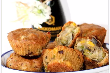 Маффины  постные, пестрые и очень вкусные: шаг 7