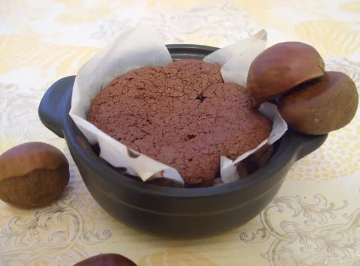 Трюфельные кексы с каштанами: шаг 10