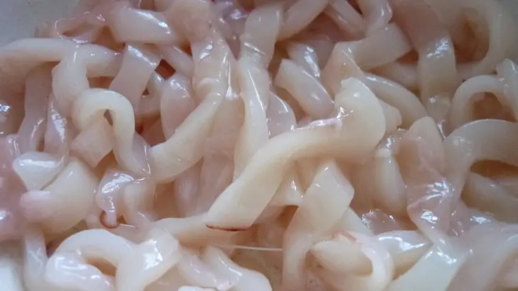 Рисовый бургер с кальмарами терияки: шаг 3