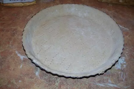 Творожный киш с кабачками и шампиньонами: шаг 7