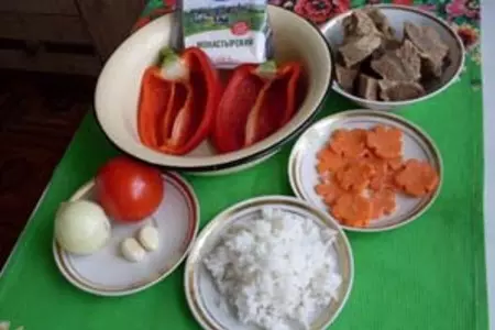 Фаршированный перец в духовке: шаг 1