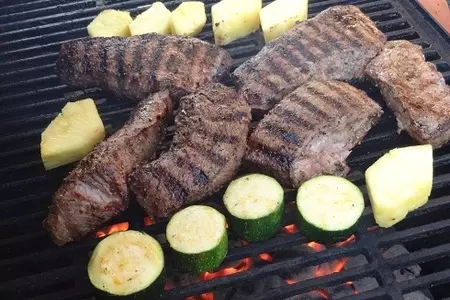 Мраморная с ананасом и цукини: шаг 5