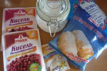 Молочно-ягодный кисель: шаг 1