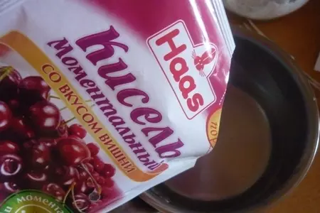 Молочно-ягодный кисель: шаг 4
