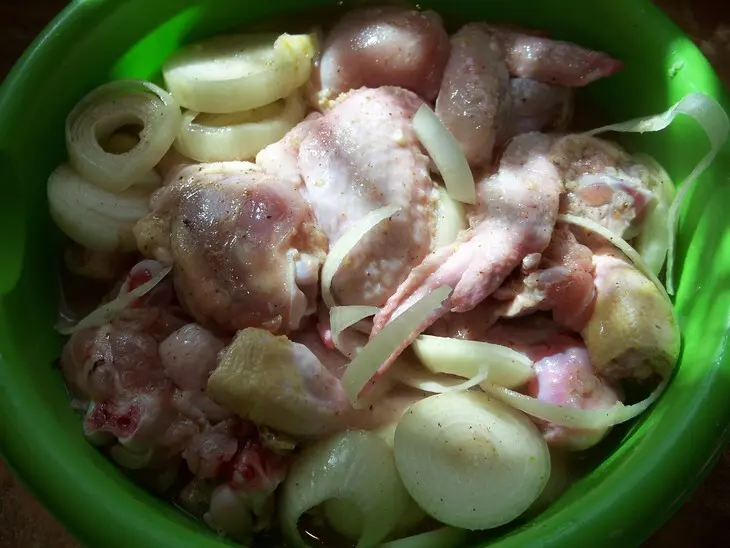 Куриные ножки и крылышки на гриле: шаг 5