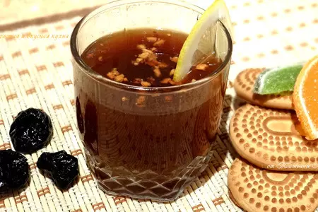 Черносливовый кисель с лимоном и арахисом: шаг 4