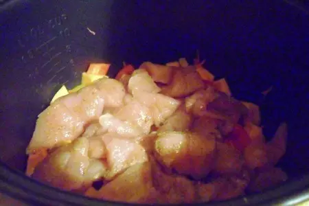 Курица в венгерском стиле (в мультиварке): шаг 3