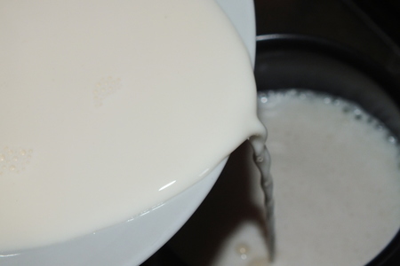 Молочный ванильный кисель с шоколадной стружкой: шаг 4