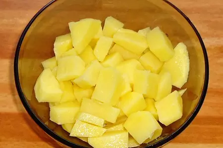Постный овощной суп с грибами и фасолевыми клёцками: шаг 7