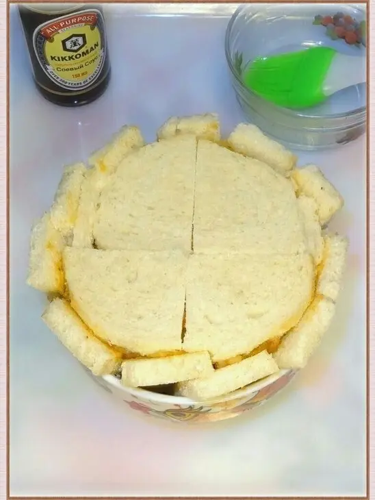 Хлебный бочонок с овощами: шаг 7