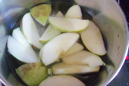 Овсяный пирог на яблочном отваре с сухофруктами: шаг 1