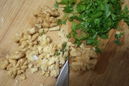 Рисовые корзиночки с фасолью "маш", с салатом и осьминожками!: шаг 2