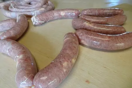 Колбаски  с сыром: шаг 4