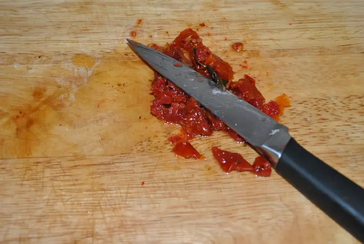 Закусочные постные маффины с копченым кальмаром: шаг 3