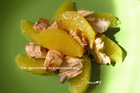 Салат с лососем-гриль, апельсином и авокадо: шаг 6