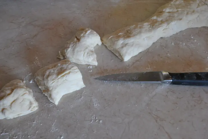 Постные пирожки с квашеной капустой и гречкой (почти как у прабабушки): шаг 5