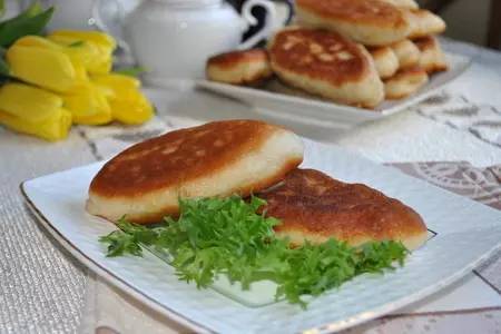 Постные пирожки с квашеной капустой и гречкой (почти как у прабабушки): шаг 9