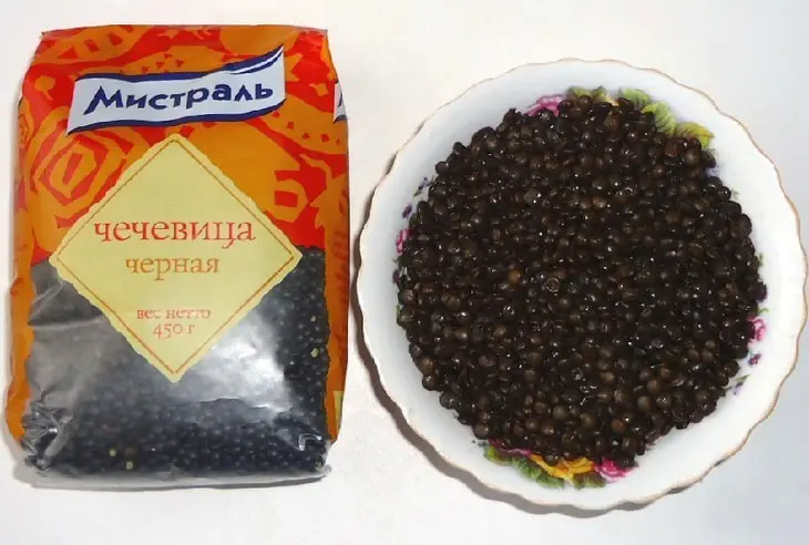 Салат из чечевицы с зеленым яблоком: шаг 1