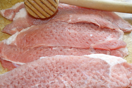 Свиные рулетики-гриль с баклажаном и сыром: шаг 2