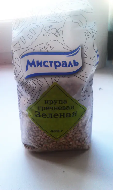 Каша из зеленой гречки: шаг 1