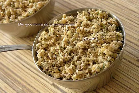 Грибной крамбль: шаг 7