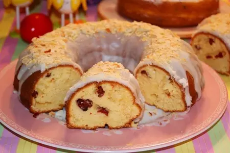 Быстрый итальянский пасхальный кулич без дрожжей: шаг 14
