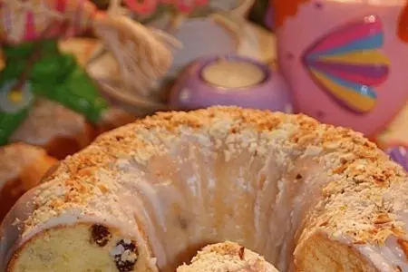 Быстрый итальянский пасхальный кулич без дрожжей: шаг 16