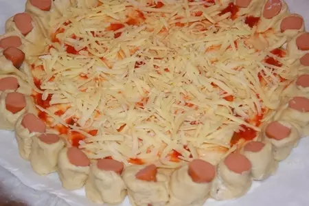 Нарядный пирог с курицей: шаг 4