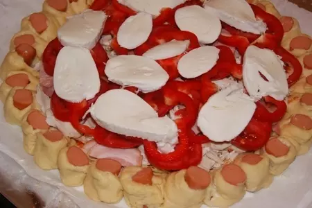 Нарядный пирог с курицей: шаг 7