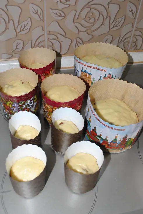 Пасхальный кулич: шаг 12